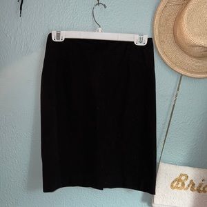 Banana republic black pencil skirt